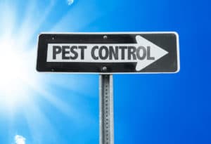 pest control service sign
